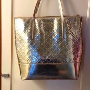 Kate Spade Logo Large Gold Purse